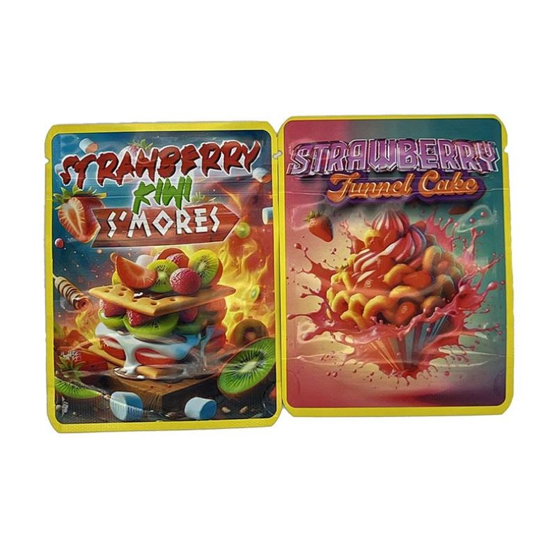 Artistic Dessert Series 3.5g Holographic Mylar Bags